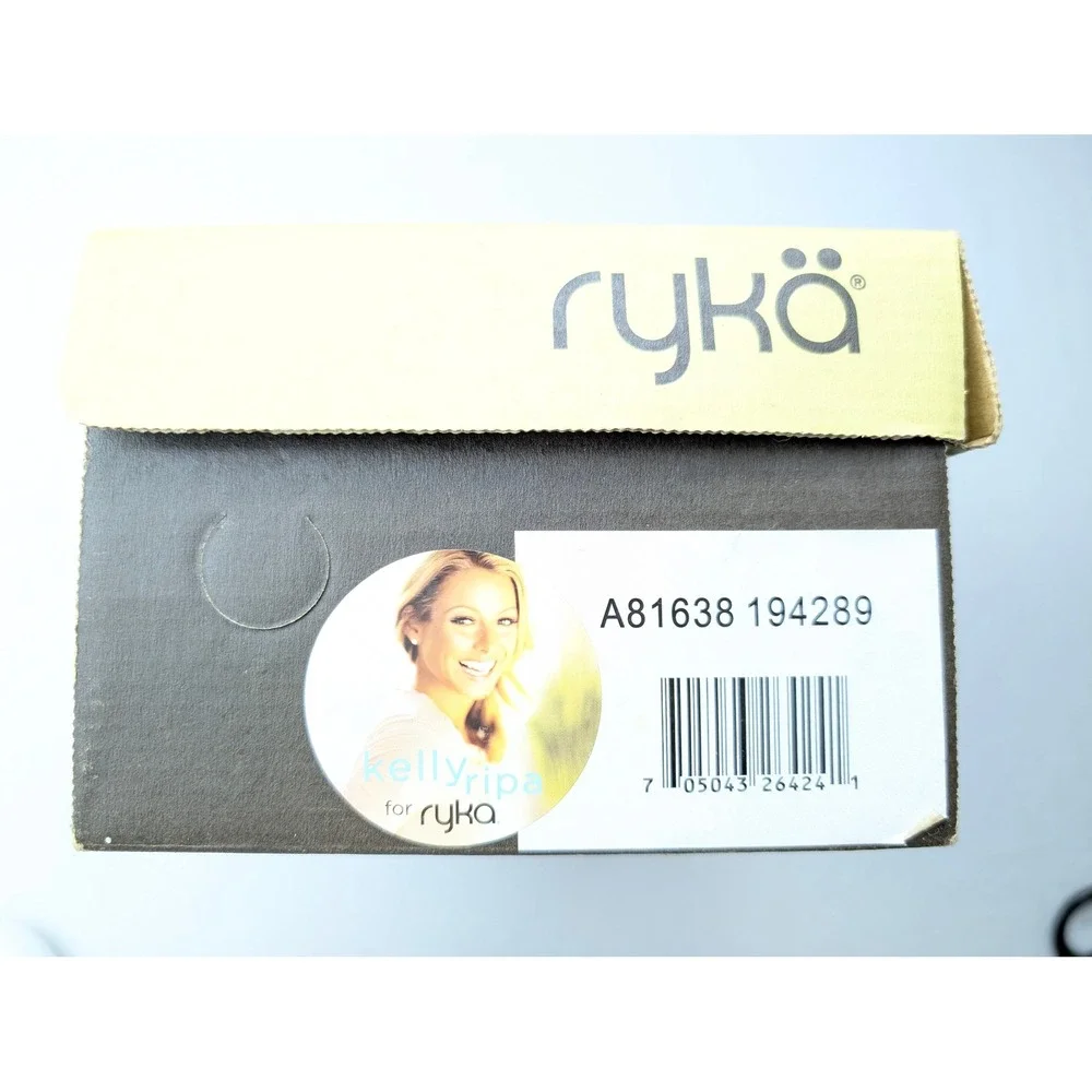 Ryka Women Tan Cream Mesh Slip On Ballet Flats Walking Shoes Size 11 A81638